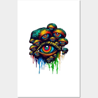 Mushroom Eyes Posters and Art